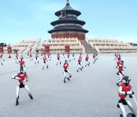 复工第一天燃一下！50台机器人“空降”天坛→